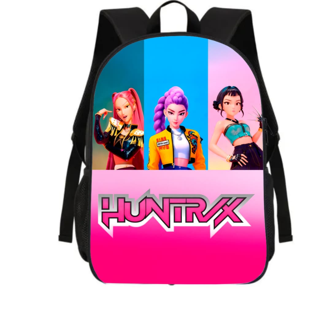 Mochila Estojo Lancheira Escolar Guerreiras Kpop