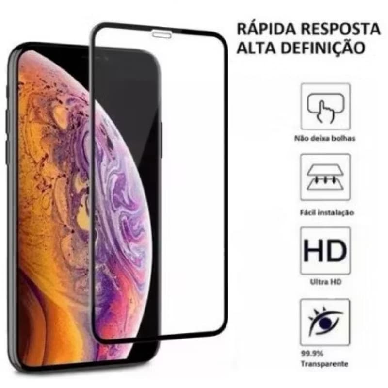 película de vidro 3D para iphone IOS x/xs 11 13 todos os modelos 17 pro max