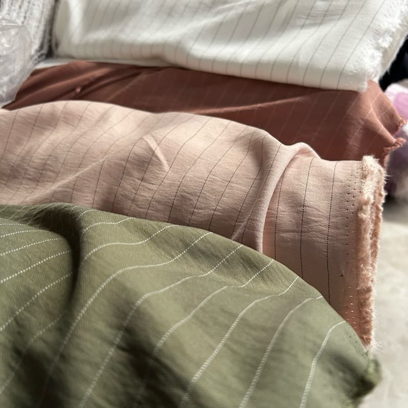 Tecido Alfaiataria Marrant Liocel risca de giz Premium  por metro- 1m x 1,50m-Perfeito para confecção de coletes.