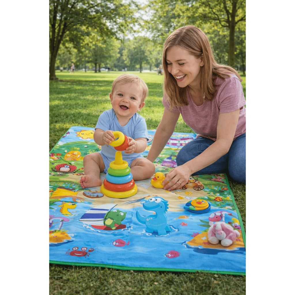 TAPETE ATIVIDADE INFANTIL TÉRMICO 1,20 M X 90 CM DOBRÁVEL, PORTÁTIL, LEVE E FÁCIL DE LIMPAR VÁRIAS ESTAMPAS!