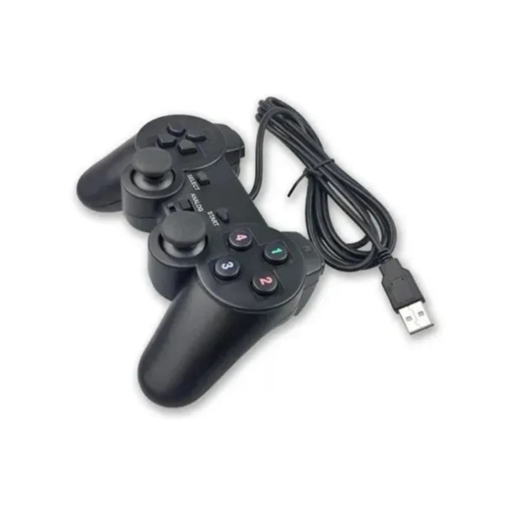 Controle Joystick USB com Fio para PC, Notebook e TV Box Android – Plug & Play, Alta Precisão Gamer!