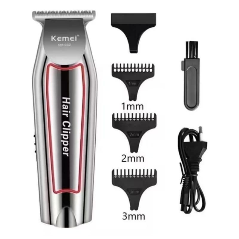 máquina de cabelo 3 em 1 kemei  kM-032 profissional ✅🪮