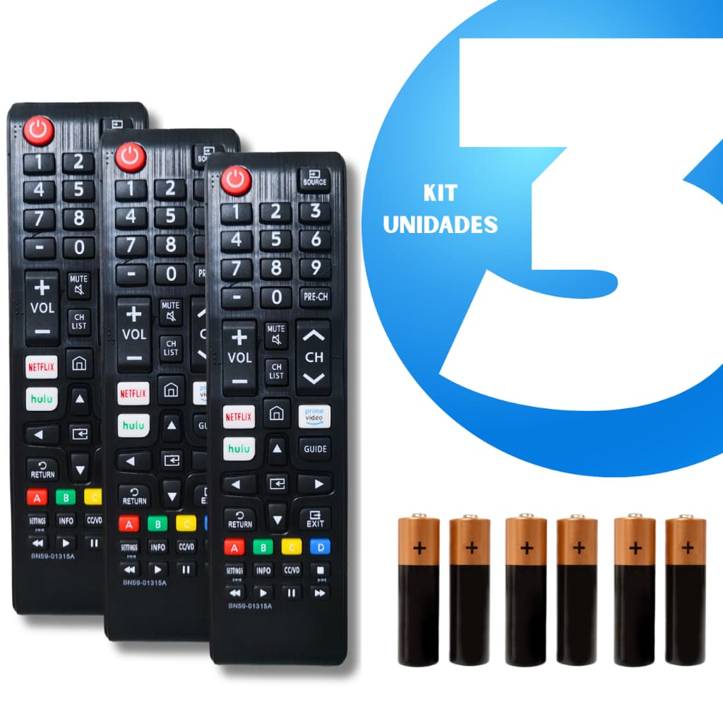 CONTROLE SMART SAMSUNG COMPATÍVEL C/ 4K FUNCIONA EM TODAS SAMSUNG