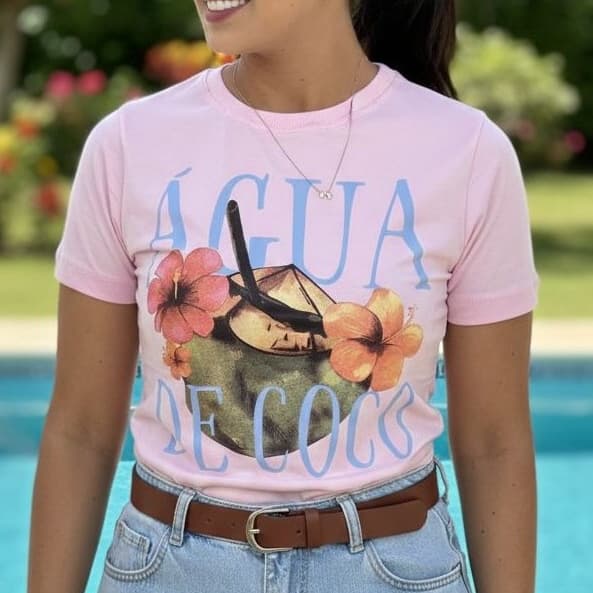Camiseta feminina T-shirt algodão blusa Scoobydoo desenho personagem