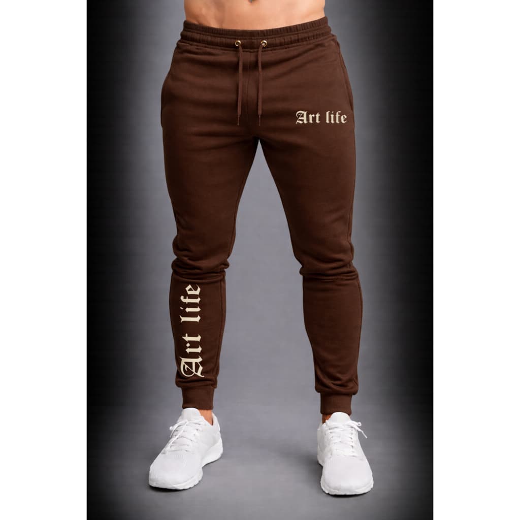 Calça Academia Jogger Moletom Básica Art Life Modelo Esportivo Casual