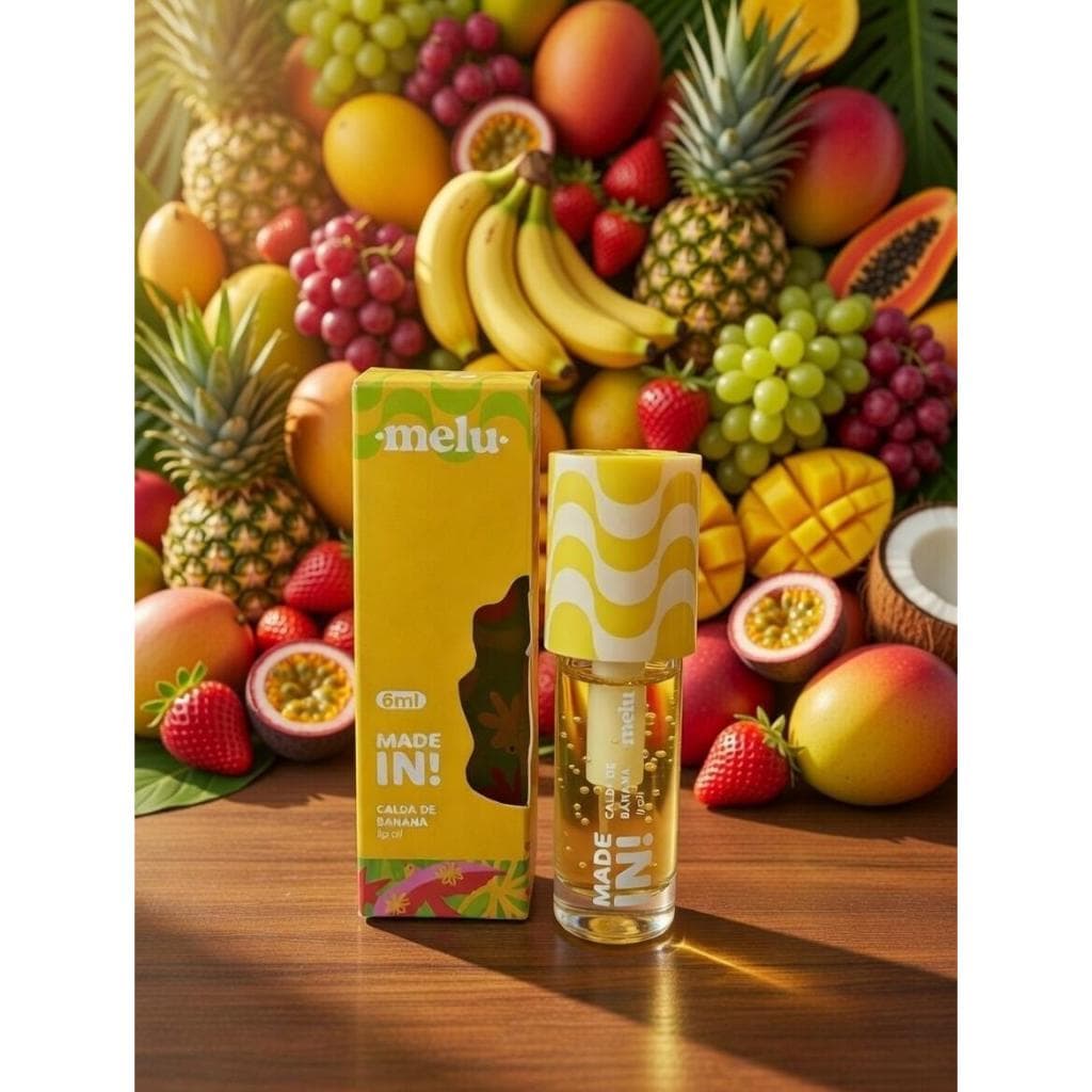 LIP OIL MADE IN CALDA DE BANANA MELU RUBY ROSE