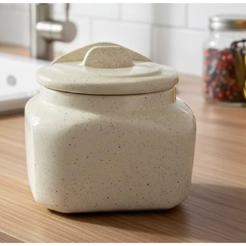 Saleiro De Parede E Mesa Creme Pintado A Mão Feito De Cerâmica