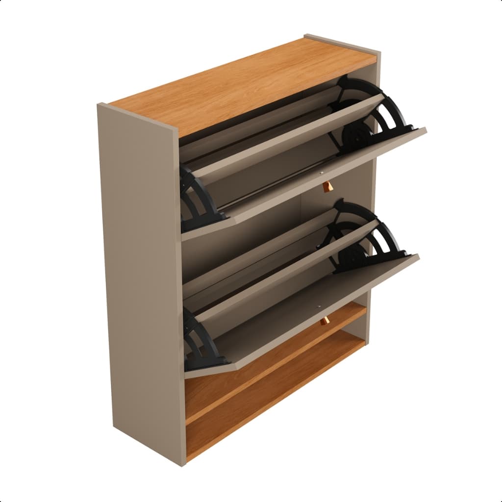 Sapateira Vertical com Nicho – Armário Funcional para Organização de Sapatos