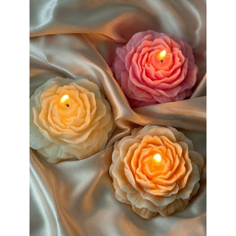 🌸 Vela Aromática Flor de Peônia - 70g
