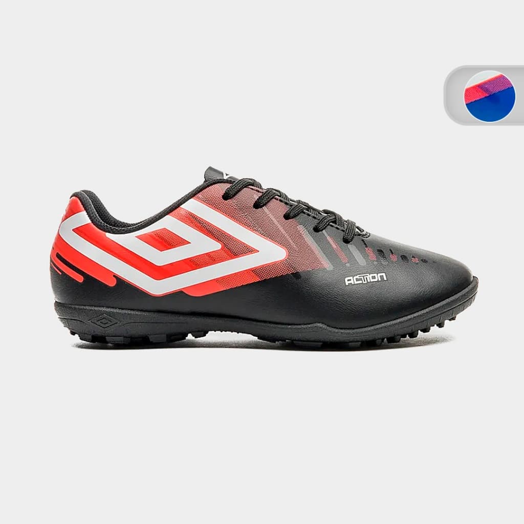Chuteira Umbro Action Jr Society Menino Grama Sintetica U07FB00286