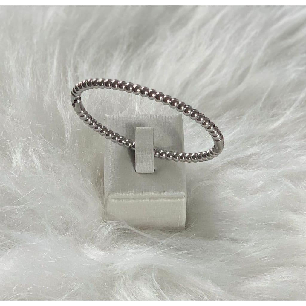 Braceletes Femininos em Aço Inox | Modelo Elegante e Resistente - Bolinha