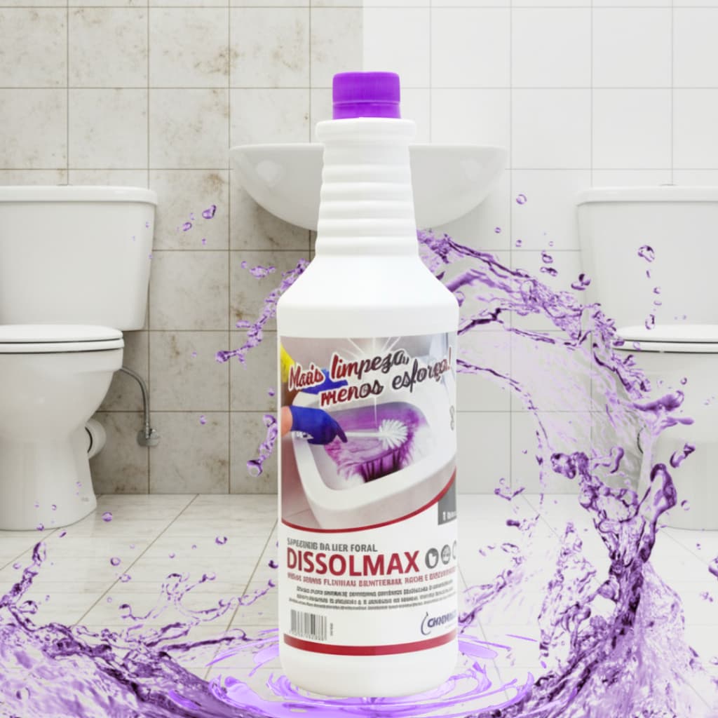 Detergente Limpador de Vasos Encardidos Dissolmax 1L