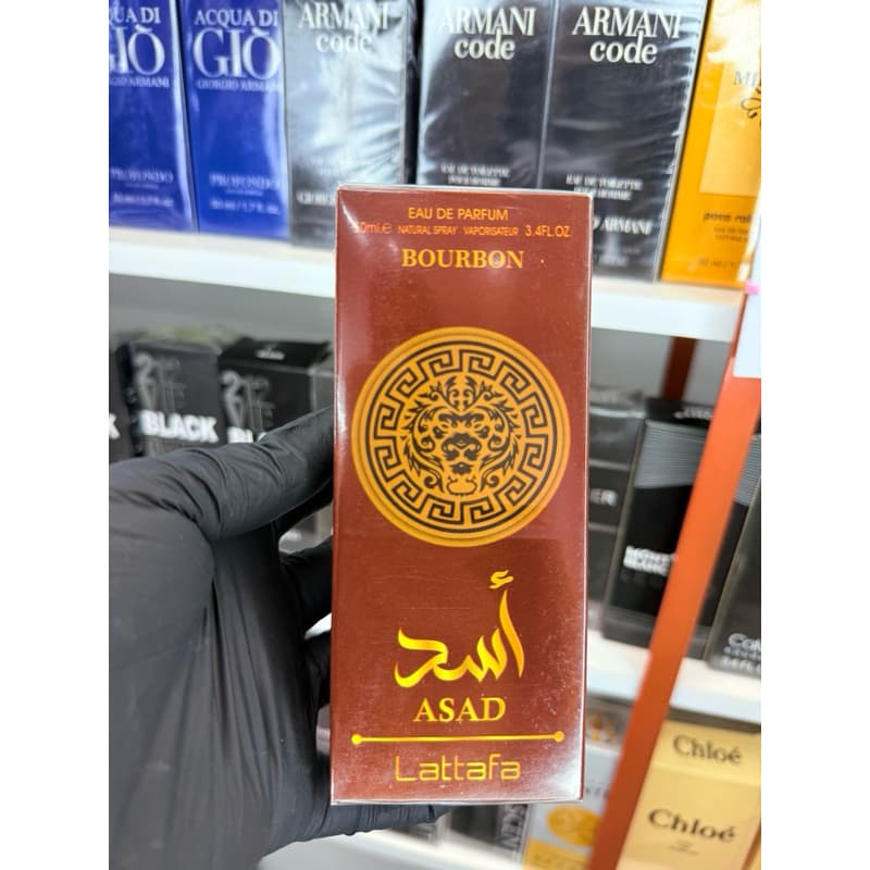 Perfume arabe masculino Assad bourbon 50ml Masculino Alta Fixação Longa Duração