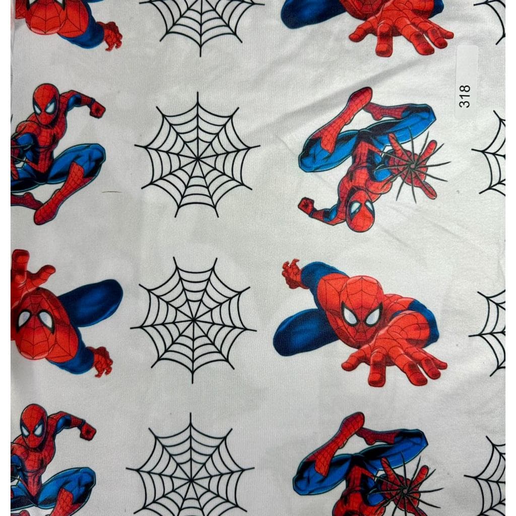 Tecido Suede Estampado Personagens Infantis para Lençóis Fronhas Pijamas 1,50m de Largura Cortes de 1m 2m 3m e 5m