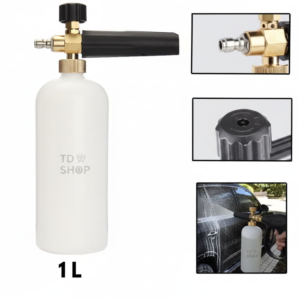 Snow foam canhão de espuma borrifador para Lavadora de Pressão - ideal para Lava Jato Pulverizador