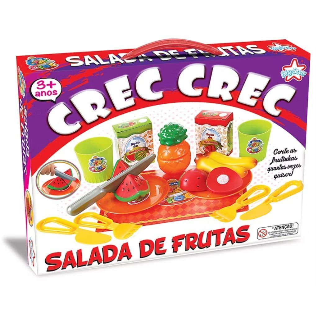 Brinquedo Faz De Conta Crec Crec – Salada de Frutas - Big Star