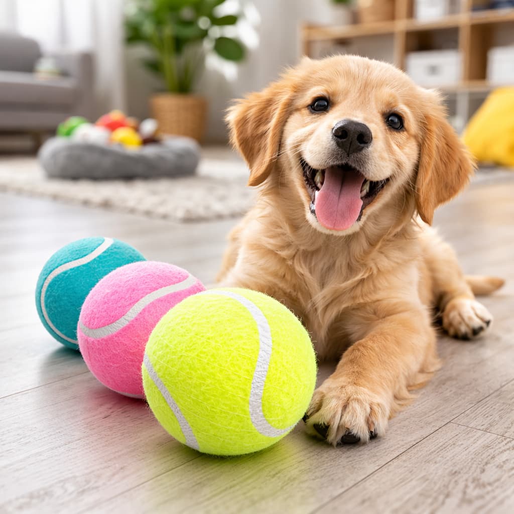Bola para Cachorro 10cm com Apito – Ideal para Médio e Grande Porte