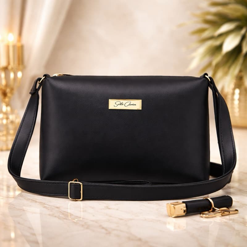 Bolsa Feminina Transversal Lateral Media Ombro Novidade