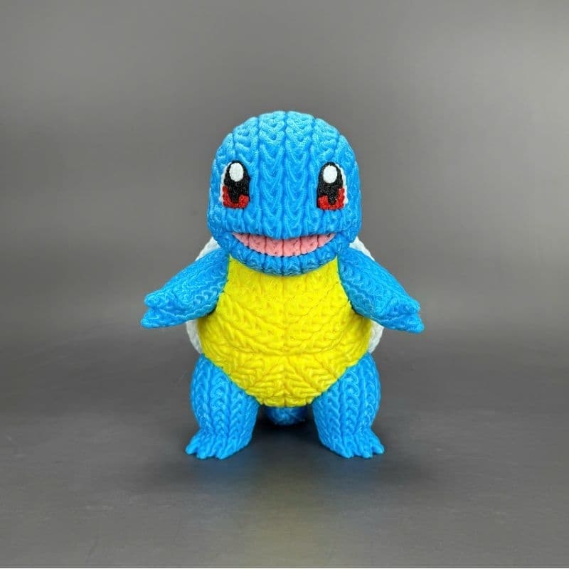 Boneco Squirtle Pokemon Decorativo Colecionável – Miniatura Geek Texturizada Enfeite