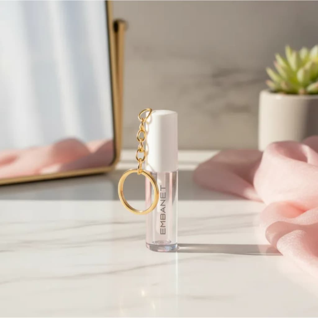 Frasco Chaveiro Batom Matte Gloss Hidratante 2,5ml Vazio 25U