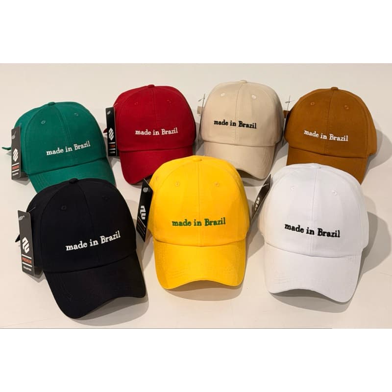 Boné MADE IN BRAZIL Aba Curva Fitão UNISSEX masculino feminino Regulagem ajustável Premium.