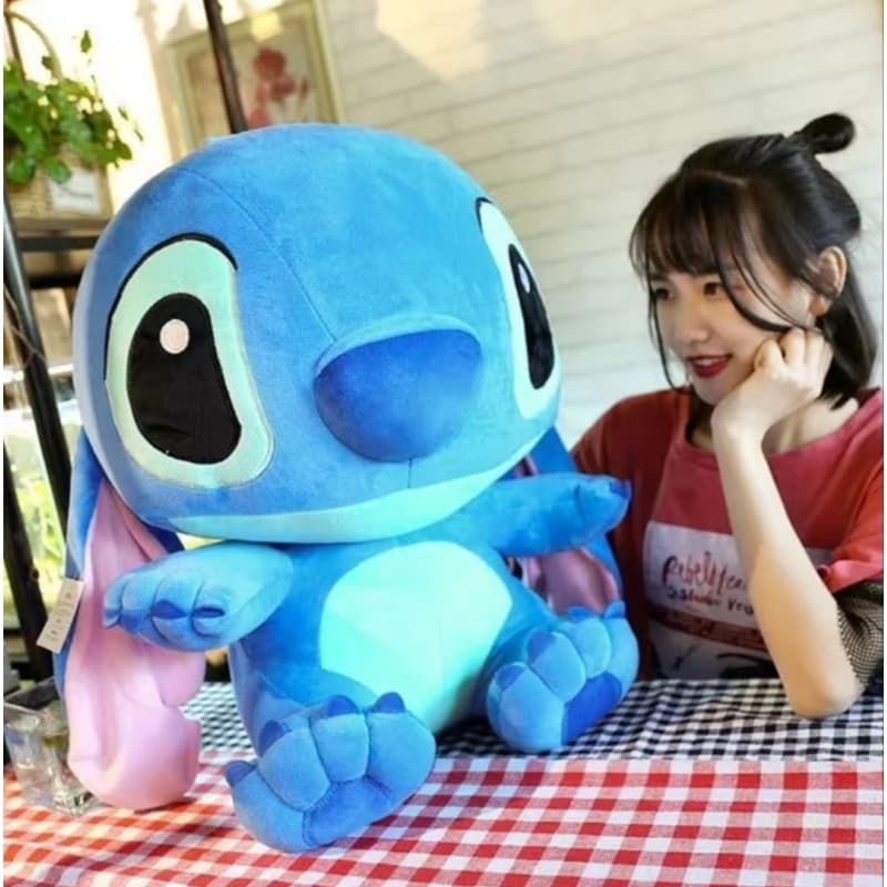 Stitch Pelucia Tamanho Grande 60 cm Lillo e Stitch  Desenho Animado Presente Decoração Quarto