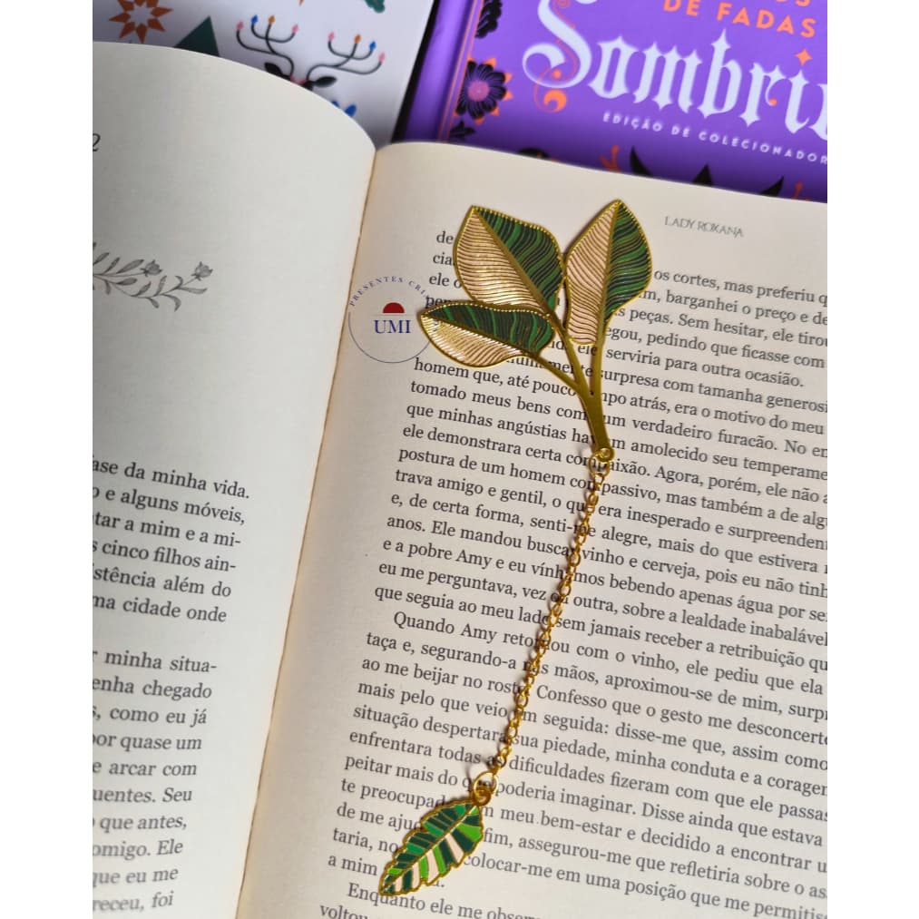 Marcador de Página Dourado para Bíblia Livro Metal Floral Luxo com Pingente Monstera Jade Lótus Gingko Presentes