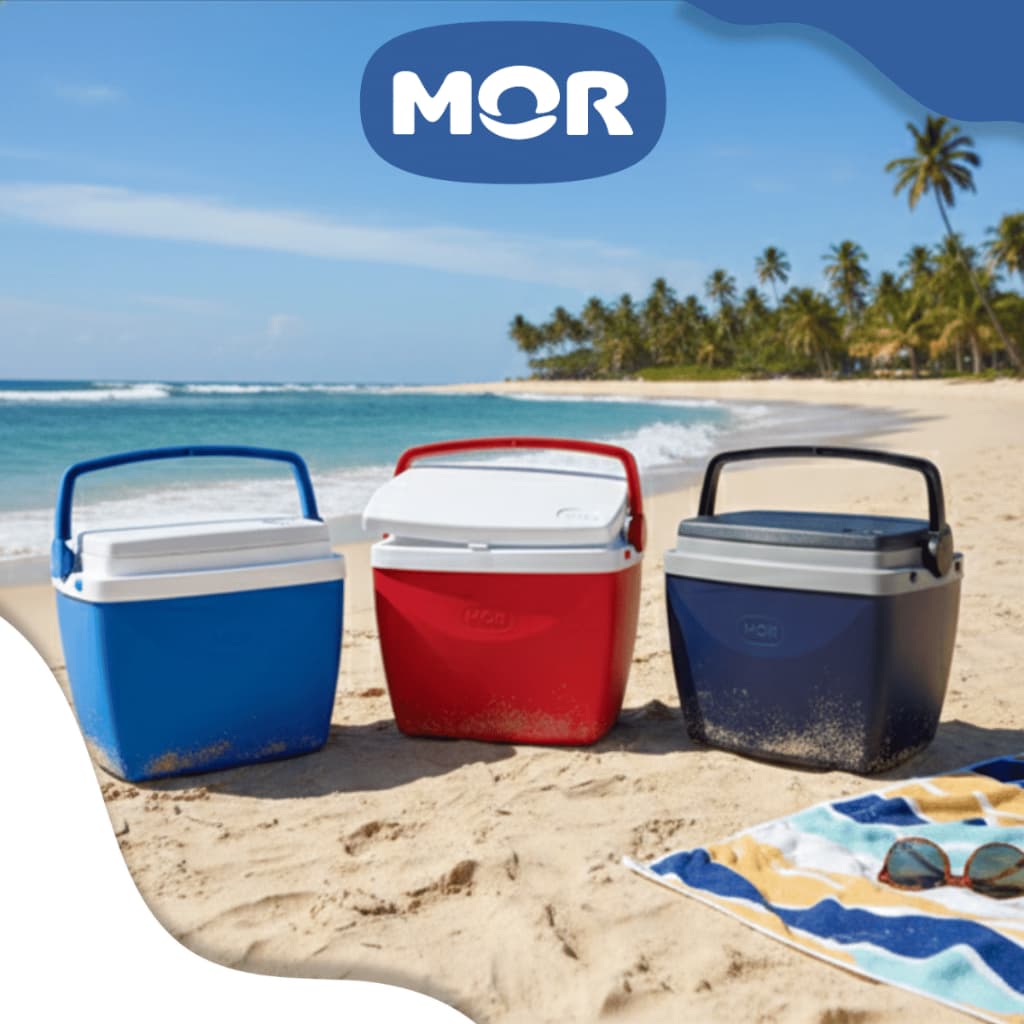 Caixa Térmica Cooler MOR 6 Litros Portátil Praia Camping Churrasco Diversas Cores