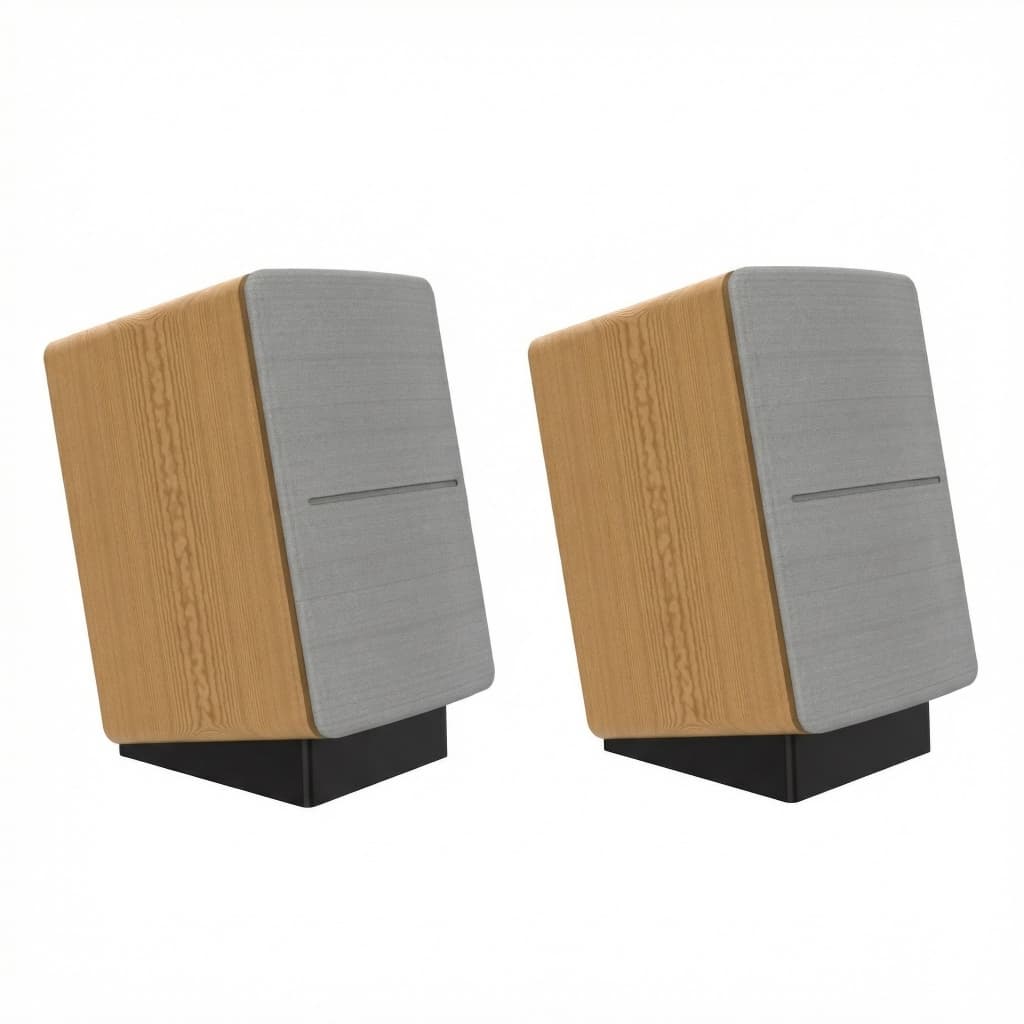 2x Suporte de Caixa de Som para Mesa Inclinado Compatível Com Edifier R1280t