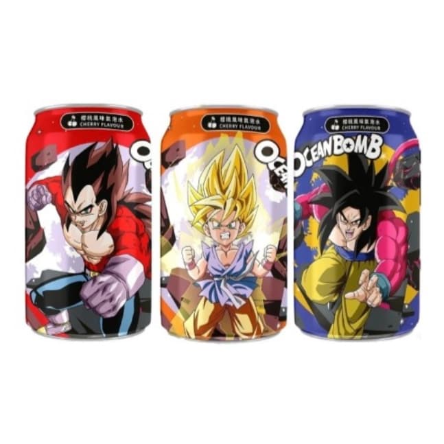 Refrigerante Sabor Cereja - Dragon Ball Gt - Ocean Bomb