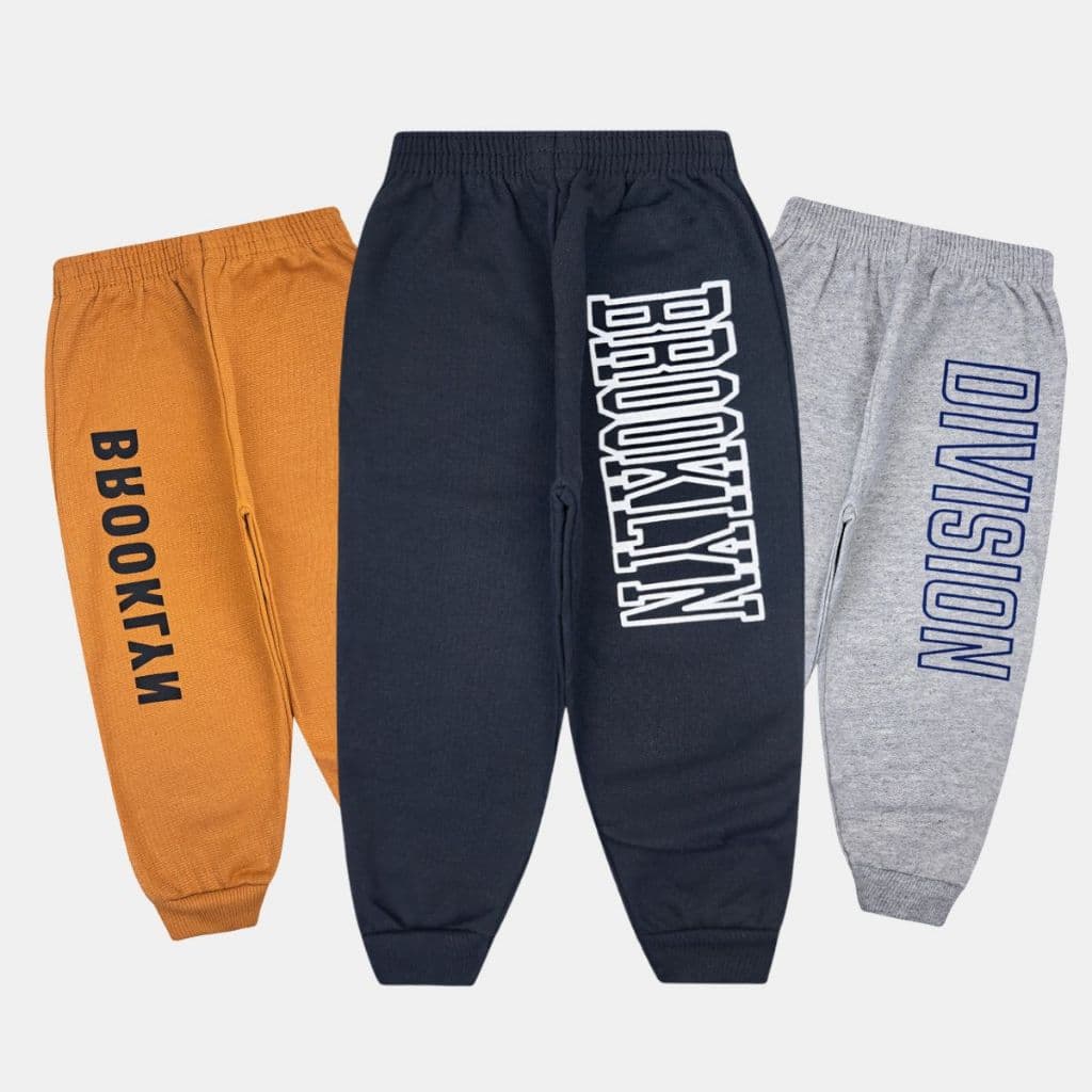 Kit 3 Calças Moletom Roupa Infantil Menino Inverno 1 Aos 14