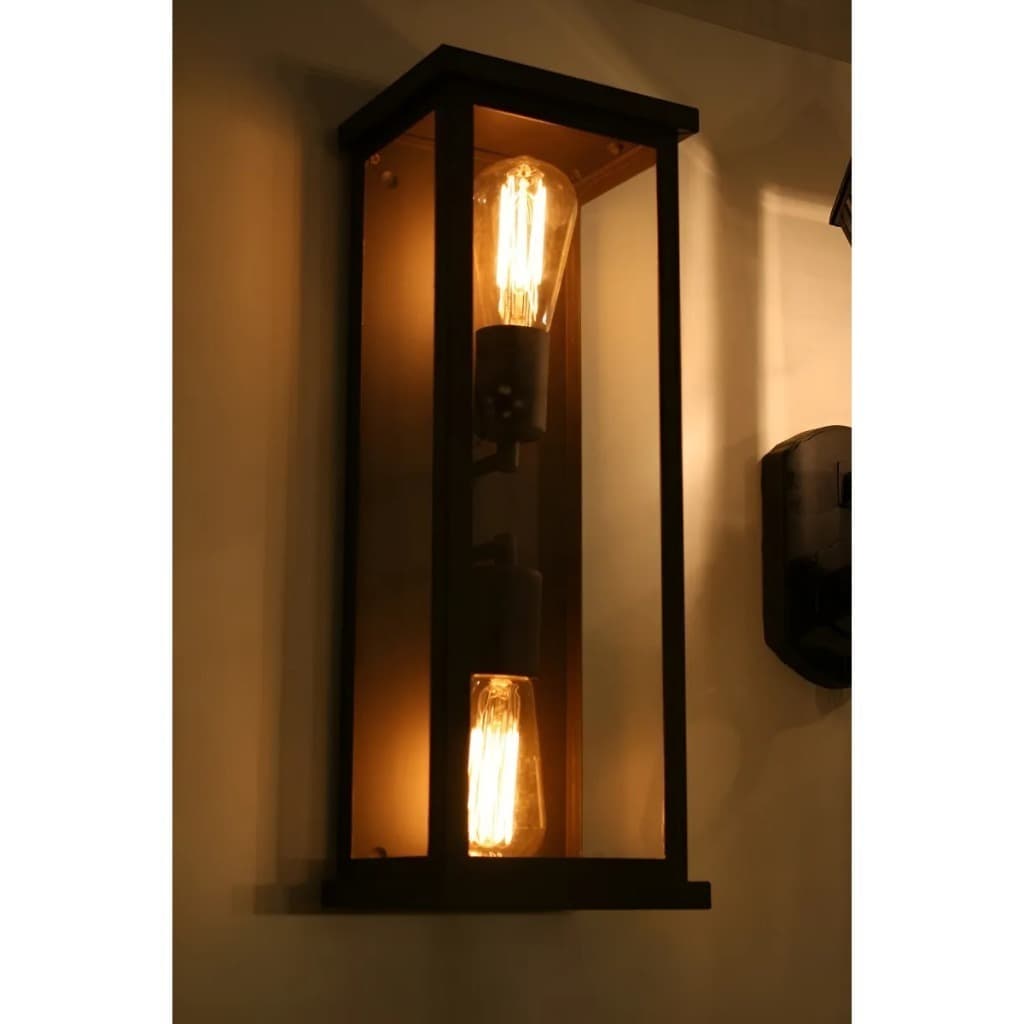 Arandela Clássica Retrô Vintage Malaga 40cm 2 Fachos Bivolt Área Externa