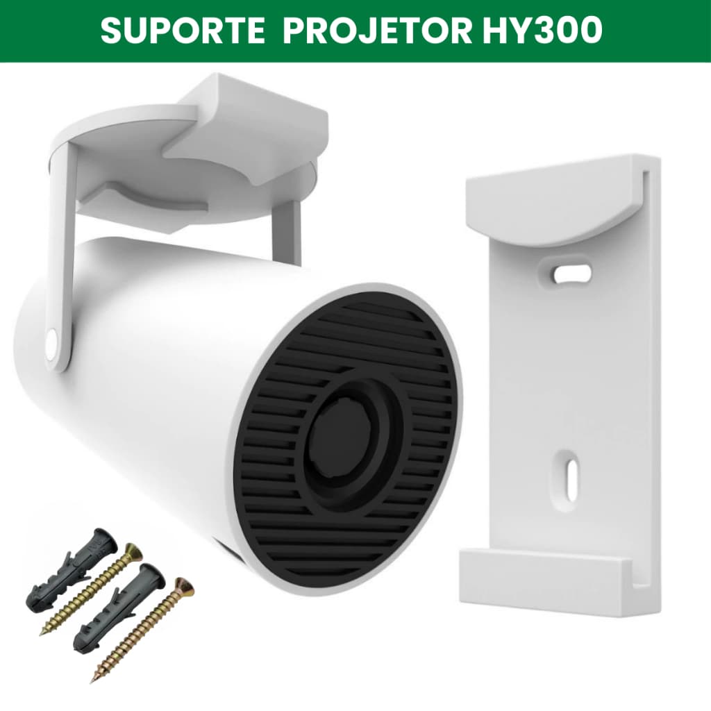Suporte Para Projetor Magcubic HY300 e Salange HY300 | Suporte para Parede e Teto | Kit completo com Parafuso no Anuncio