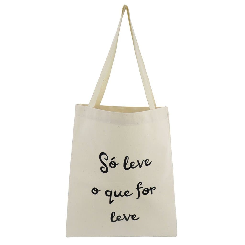 Ecobag Bolsa Ecologica 100% Algodão Estampas Praia lazer 30x38cm