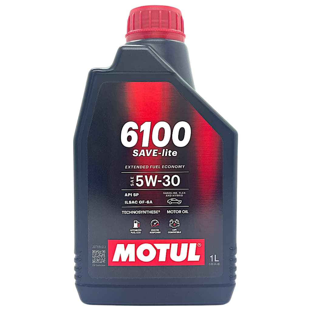 Óleo de Motor Motul 6100 Save-Lite 5w30 Api Sp | Ilsac GF-6A Motores Gasolina Flex Híbridos