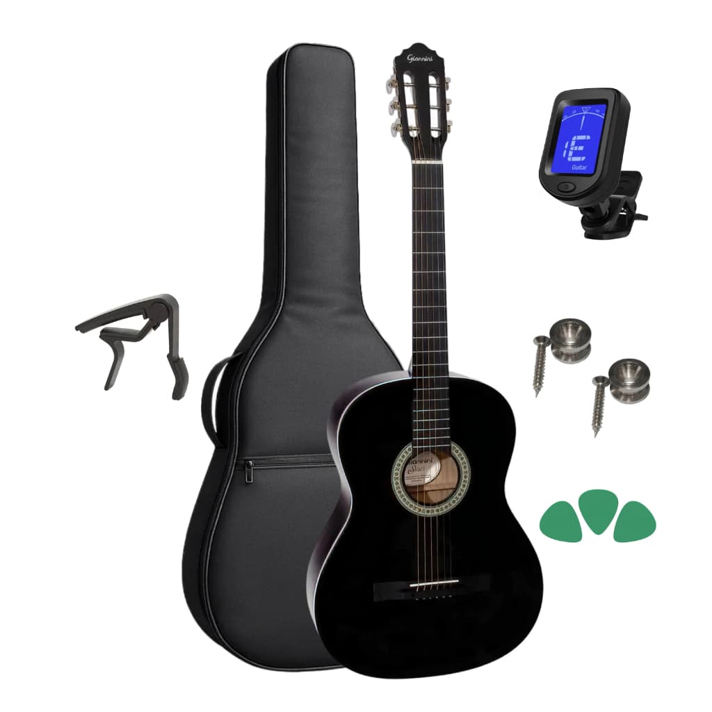 Violão Acústico Aço Giannini Start S-14 Capa Afinador Kit