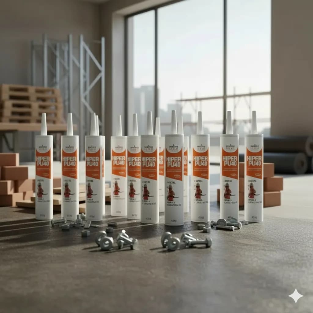 Kit 12 Adesivo Silicone Selante Pu40 Uso Geral