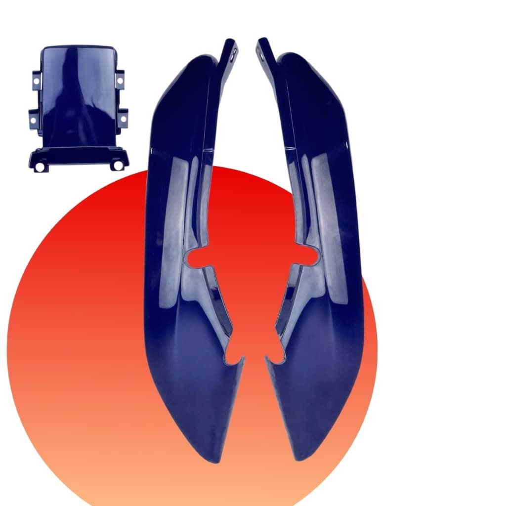 Carenagem Rabeta Traseira Completa Cg Titan 125 Azul 1995 1996 1997 1998 1999 Enseada Biscaia Pintado Envernizado