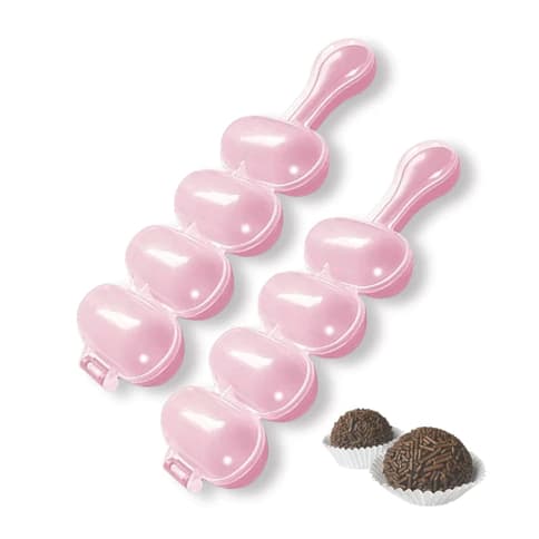 Boleador Chocalho 4Doces Enrolador Gourmet Forma Boleadora Molde Confeitar Brigadeiro Beijinho
