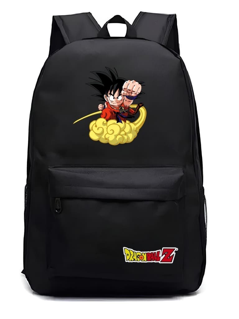 Mochila Dragon Ball Z Escolar Goku De Costas Reforçada Infantil Juvenil Anime Masculina Grande