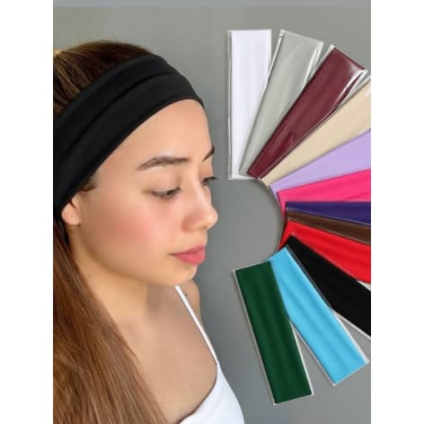 faixas de cabelo elásticas ,yoga, esportes e atividades física Fitness Headwear Turbante