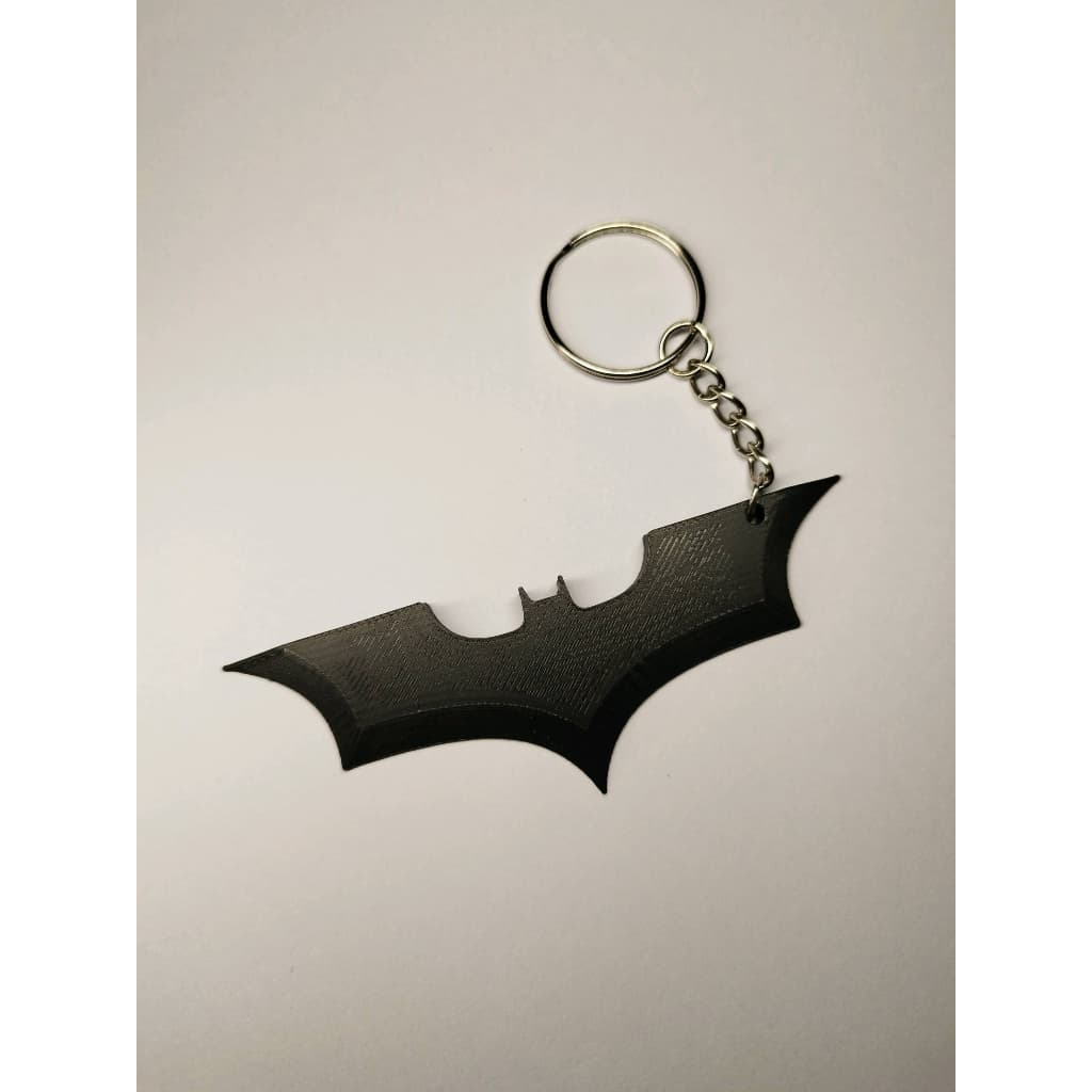Chaveiro Logo do Batman 3D Símbolo Morcego Preto Geek