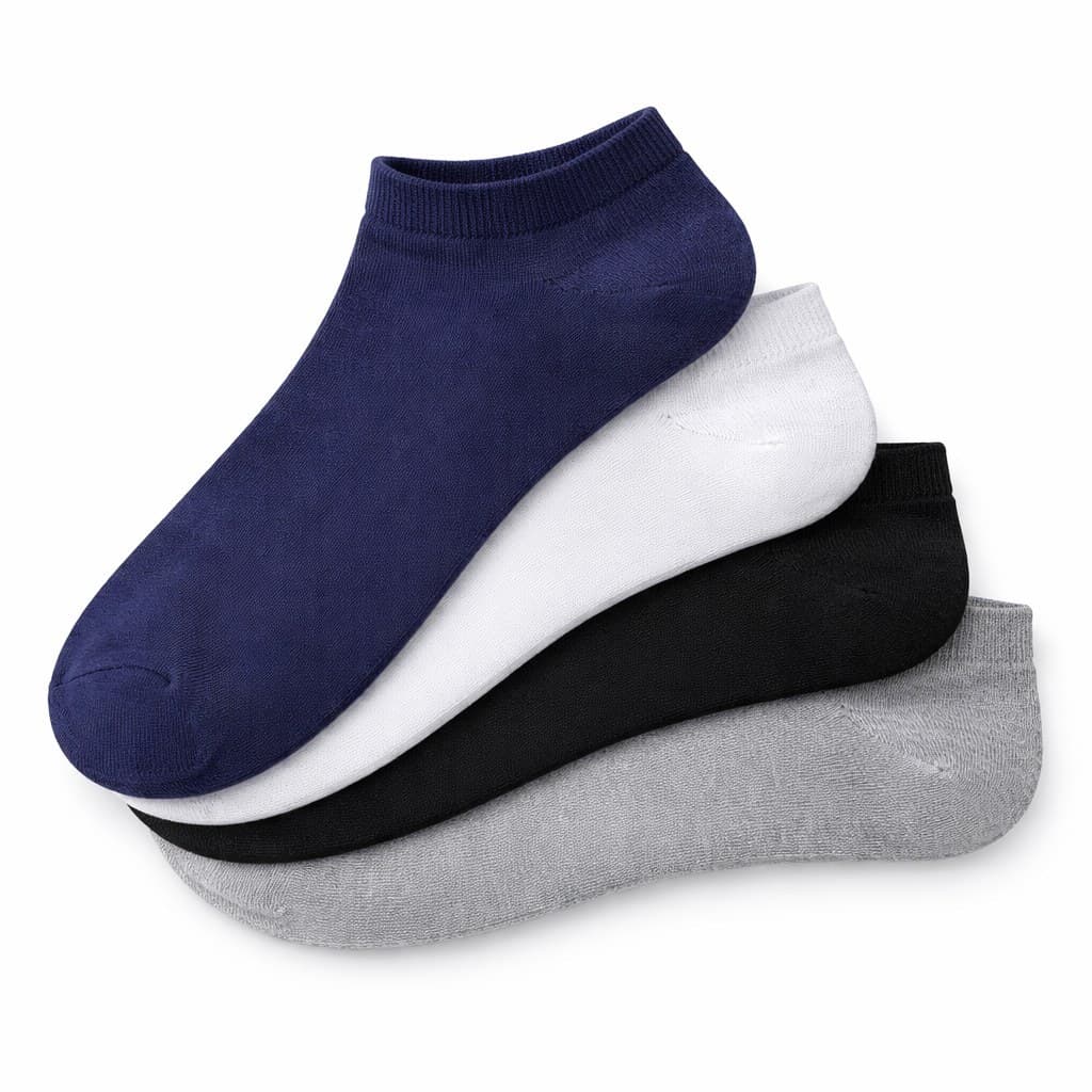 Meia Soquete Masculina Cano Curto Básica Lisa Tamanho Único 40 ao 46 Algodão Poliéster Kit 3 6 9 12 Pares