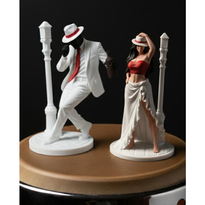 Imagem Zé Pilintra Maria Navalha Esculturas Estatuas Impressão 3D