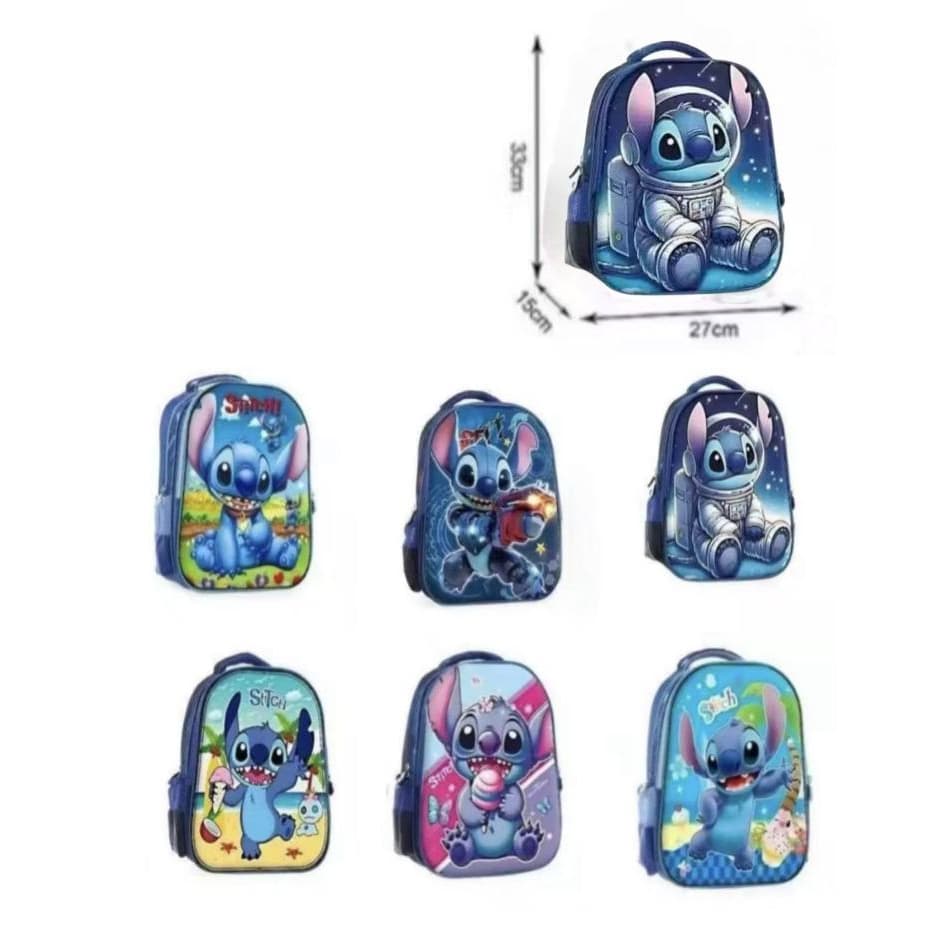 Mochila Escolar 3D Estampado  Infantil Bolsa Menino
