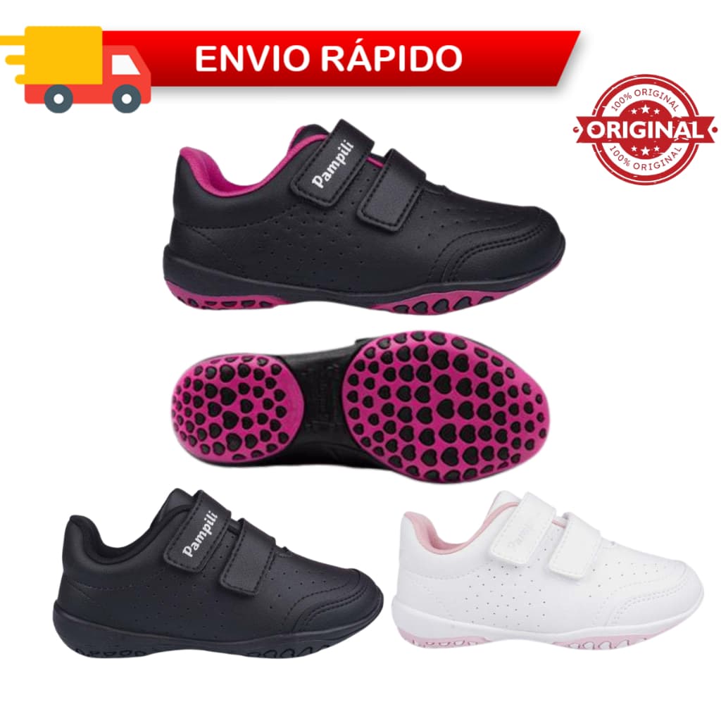 Tênis Infantil menina Pampili Honey Escolar Colegial