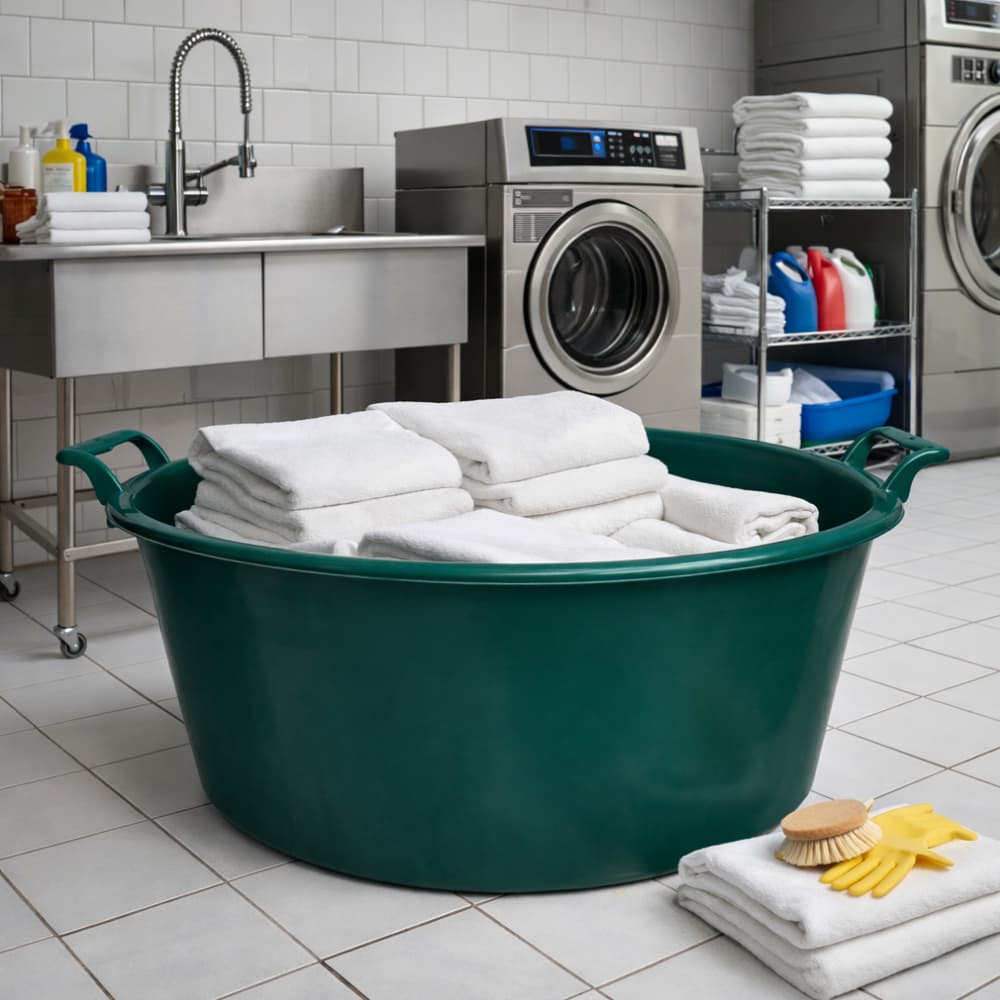 Bacia Oval Extra Grande 54 Litros Plasnew Para Lavanderia E Organização - P37