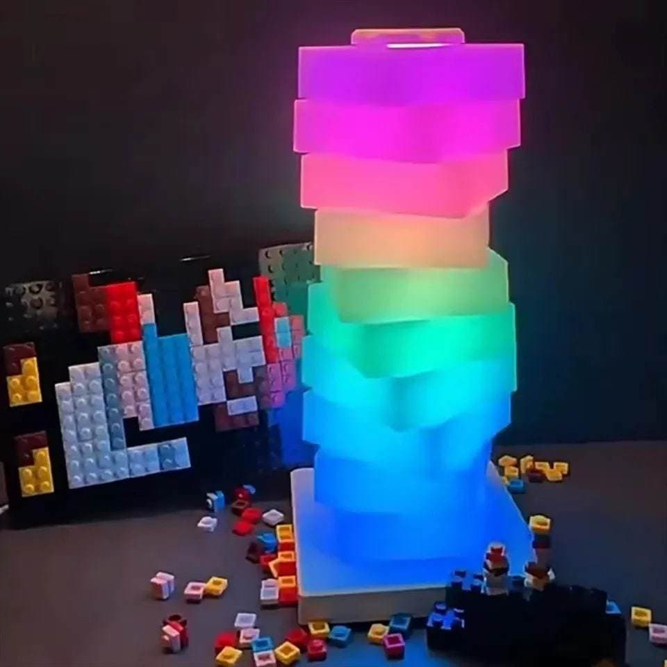 Luminária Ambiente Lâmpada Luz Rgb Recarregável Muda De Cor Luz Noturna com Controle por Toque