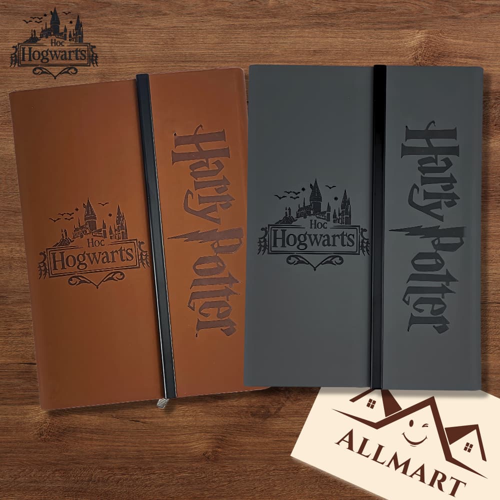Caderno Harry Potter Hogwarts Capa Dura A5 | Fecho Magnético | Diário Geek