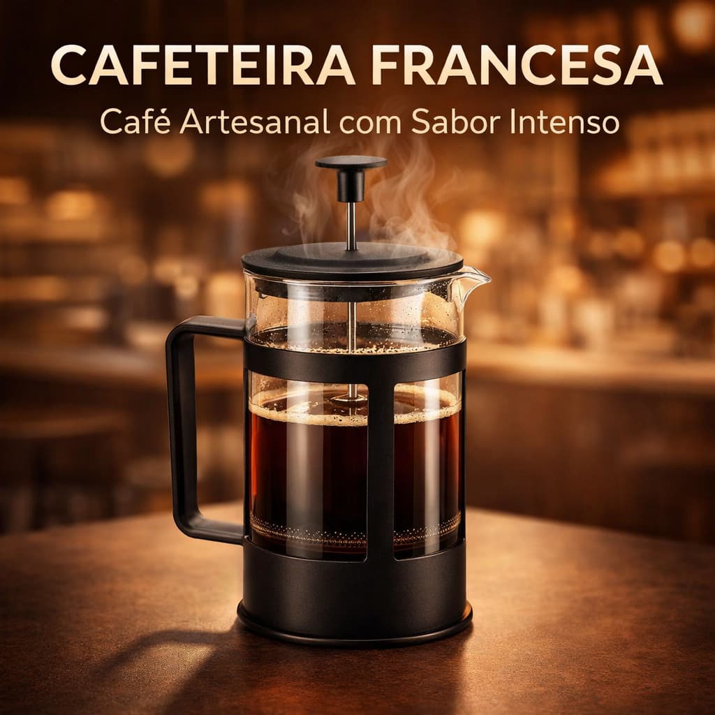 Cafeteira Prensa Francesa - Cremeira - 300ml Prensa Manual Café Chá Leite